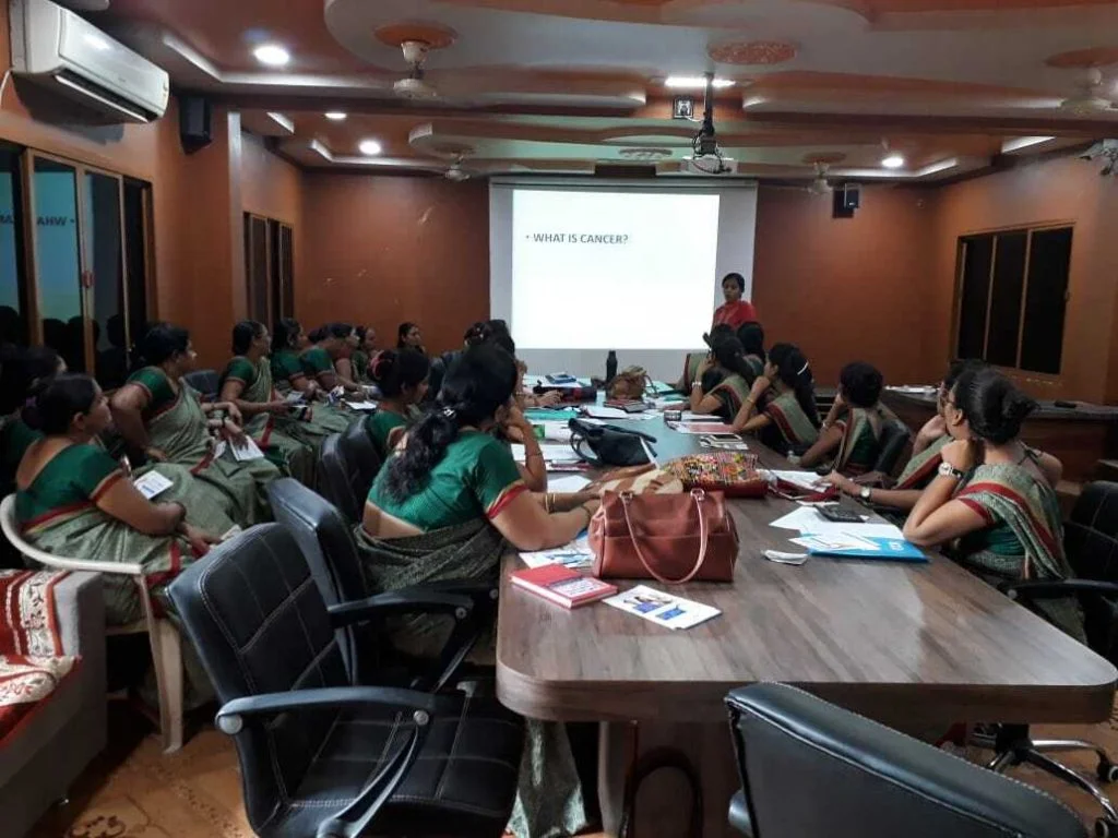 Cancer Awareness Talk – for teachers at Panchtirth School, Naroda; 31.8.18