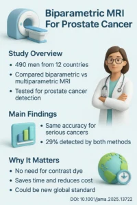 Biparametric vs Multiparametric MRI for Prostate Cancer Diagnosis The PRIME Diagnostic Clinical Trial DOI- 10.1001jama.2025.13722