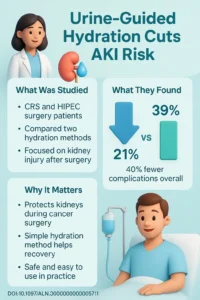 Effect of Urine-guided Intraoperative Hydration on Incidence of Acute Kidney Injury after Cytoreductive Surgery and Hyperthermic DOI- 10.1097ALN.0000000000005711