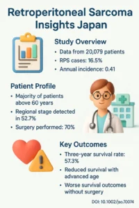 Epidemiology and Outcomes of Retroperitoneal Sarcoma An Analysis of the Population-Based Cancer Registry in Japan 2016-2019. DOI- 10.1002jso.70074