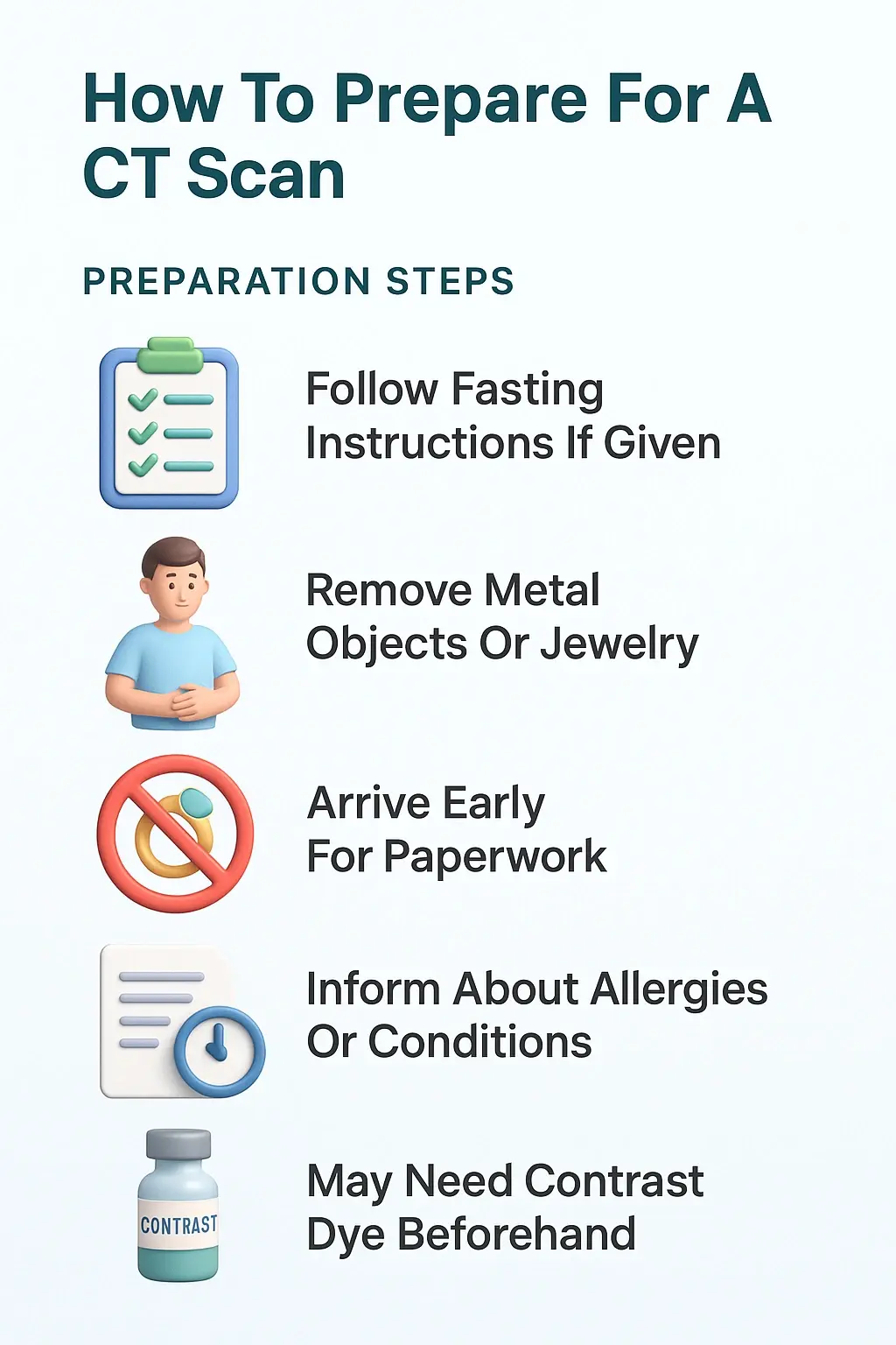 How To Prepare For A CT Scan