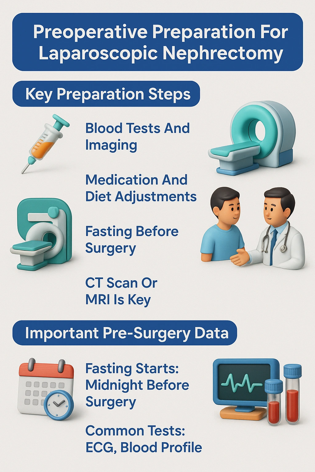 Preoperative Preparation For Laparoscopic Nephrectomy