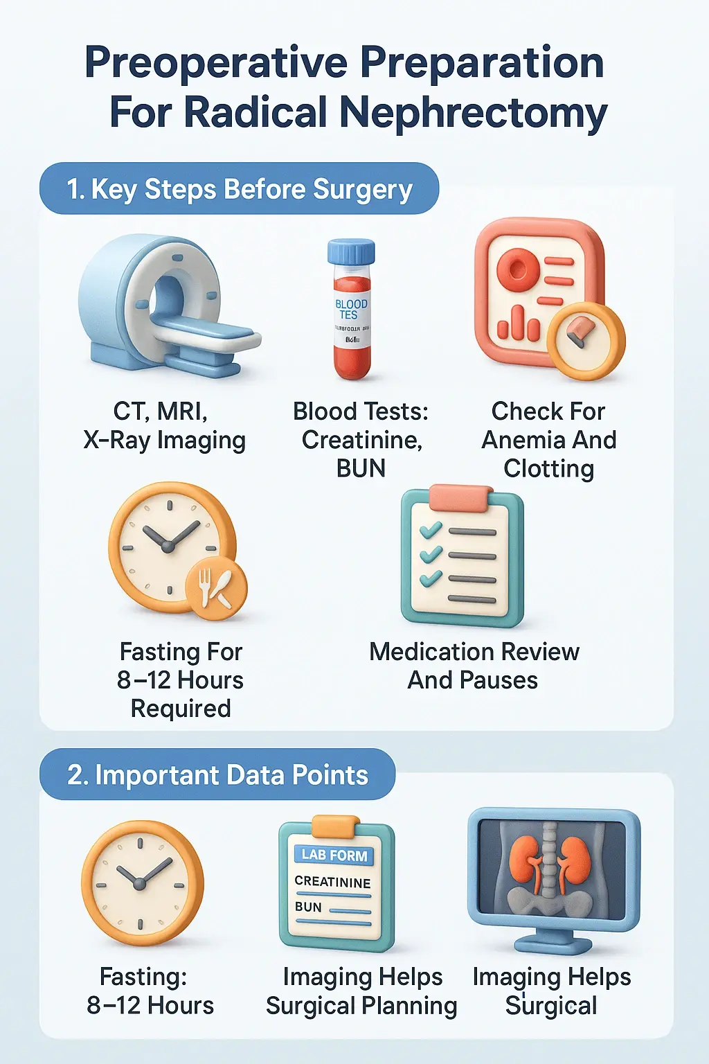 Preoperative Preparation For Radical Nephrectomy