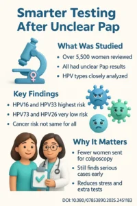 Risk-based triage strategy by extended HPV genotyping for women with ASC-US cytology DOI- 10.108007853890.2025.2451183