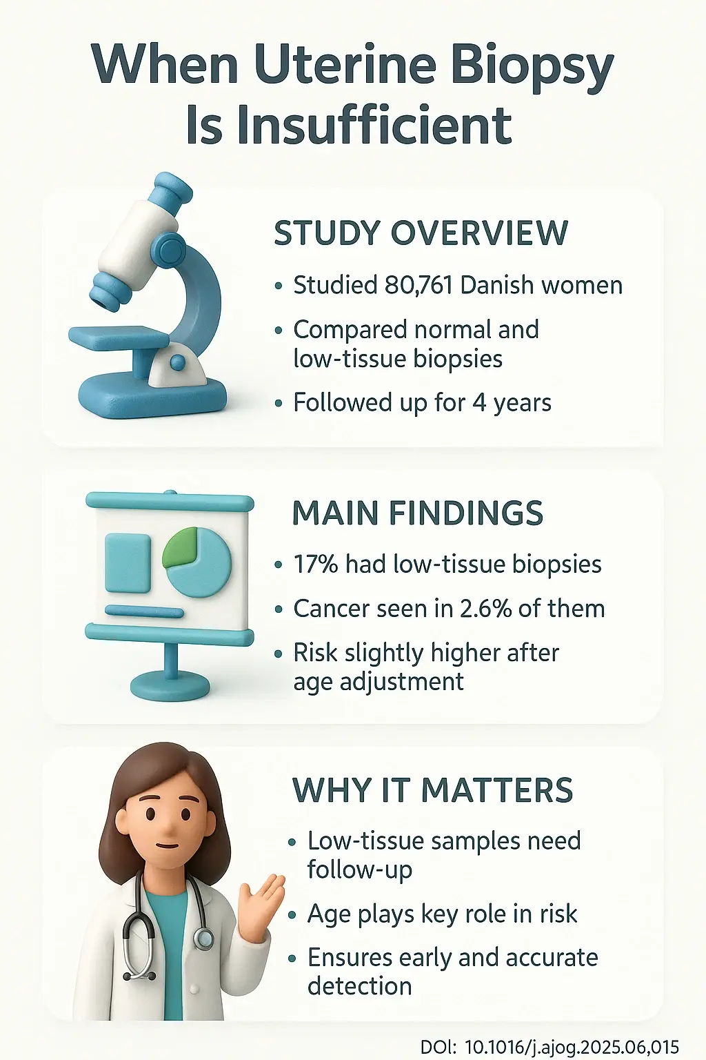 Does an Incomplete Endometrial Biopsy Increase the Risk of Uterine Cancer?