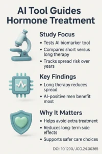 Development and Validation of an Artificial Intelligence Digital Pathology Biomarker to Predict Benefit of Long-Term Hormonal Therapy DOI 10.1200JCO.24.00365