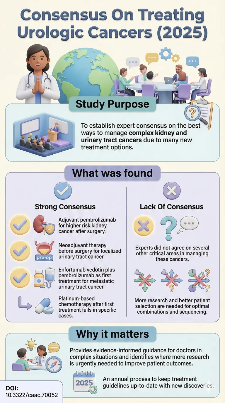 Doctors Agree on Key Treatments for Kidney and Urinary Tract Cancers