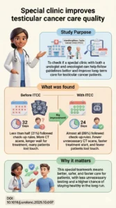 Improved quality of care for testicular germ cell cancer patients by the implementation of an interdisciplinary testis cancer clinic.DOI 10.1016j.urolonc.2025.10.007