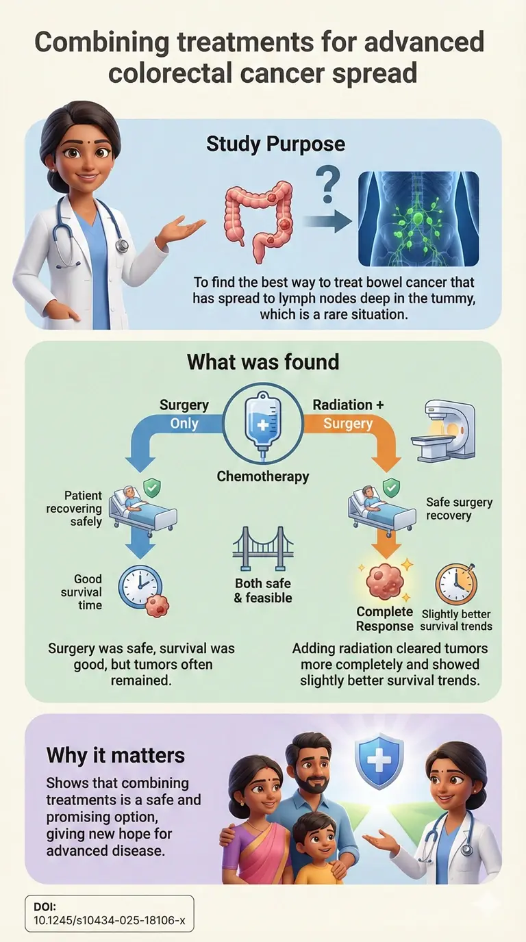 Multimodal Management of Retroperitoneal Lymph Node Metastases in Colorectal Cancer A Single-Center Retrospective Analysis.DOI 10.1245s10434-025-18106-x