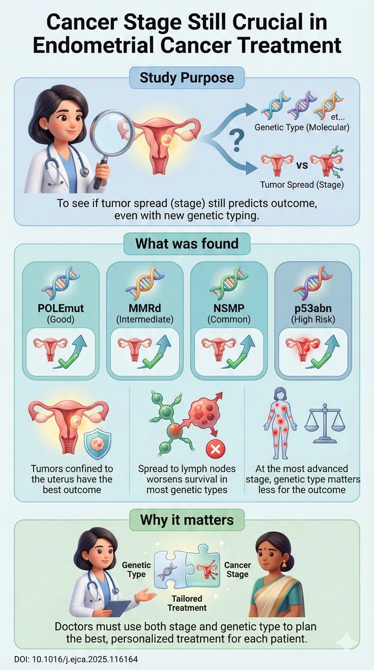 Why Cancer Stage Still Matters in Endometrial Cancer