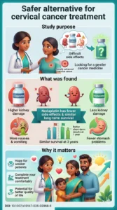 Comparison of nedaplatin and cisplatin in concurrent chemoradiotherapy for cervical cancer a systematic review and meta-analysis.DOI 10.1007s10147-026-02968-6