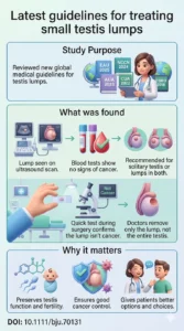 Guideline of guidelines management of small testicular masses.DOI 10.1111bju.70131