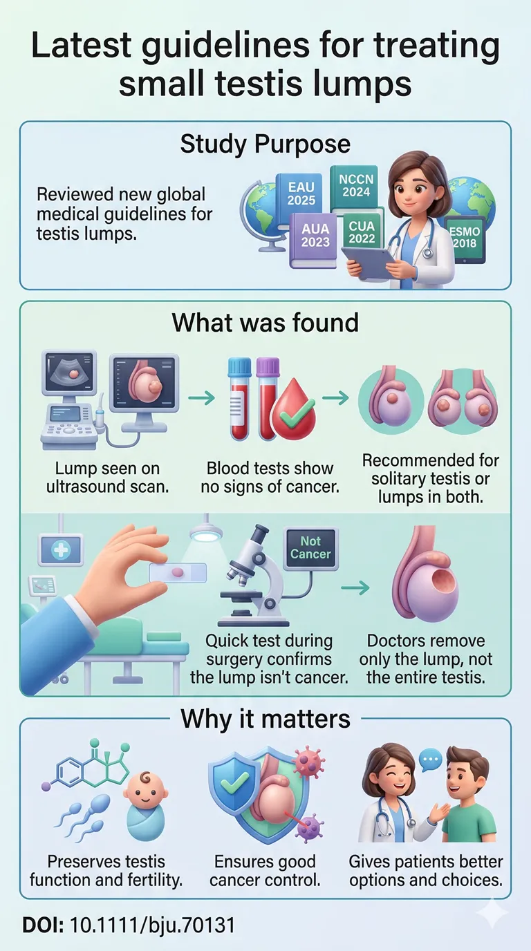 New Guidelines Support Testis-Sparing Surgery for Small Testicular Masses