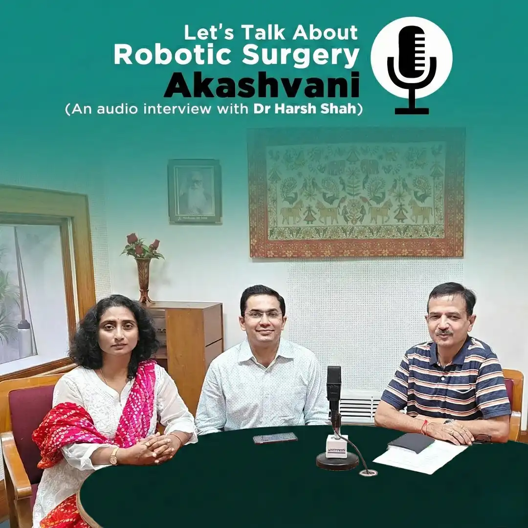 Dr Harsh Shah on Akashvani Topic Robotic Surgery