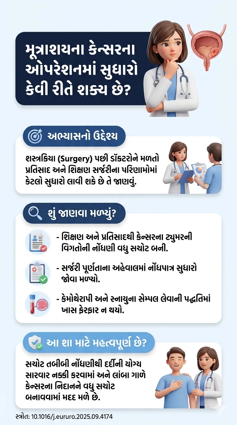 મૂત્રાશયના કેન્સરના ઓપરેશનમાં સુધારો કેવી રીતે શક્ય છે.